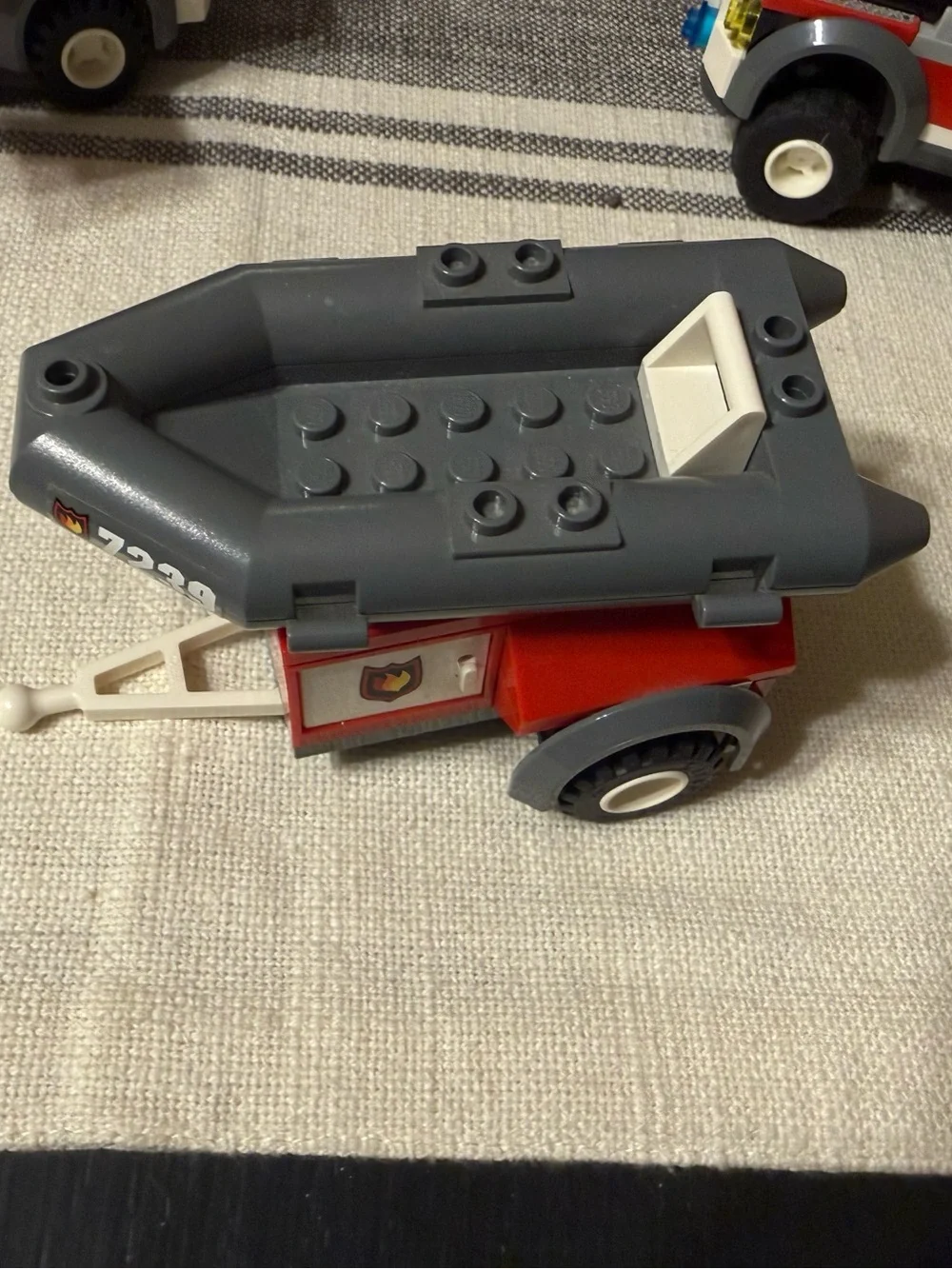 Lego Fire City Rescue set 7239 plus extra truck